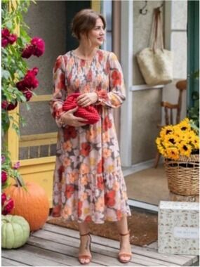 Jillian Harris Grace Midi Dress Mad About Jilly Box Medium